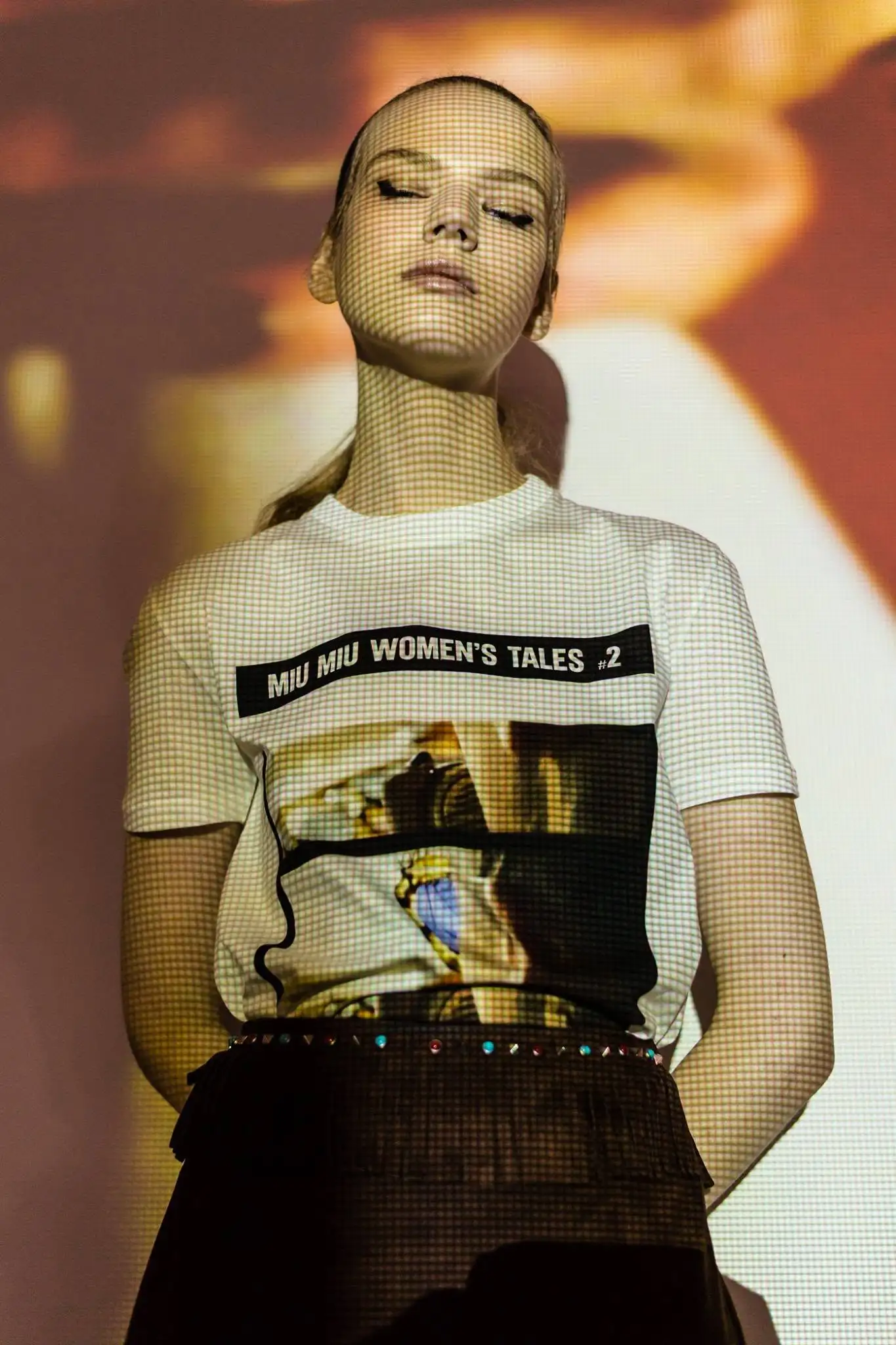 Miu Miu Women's Tales archival graphic t-shirt